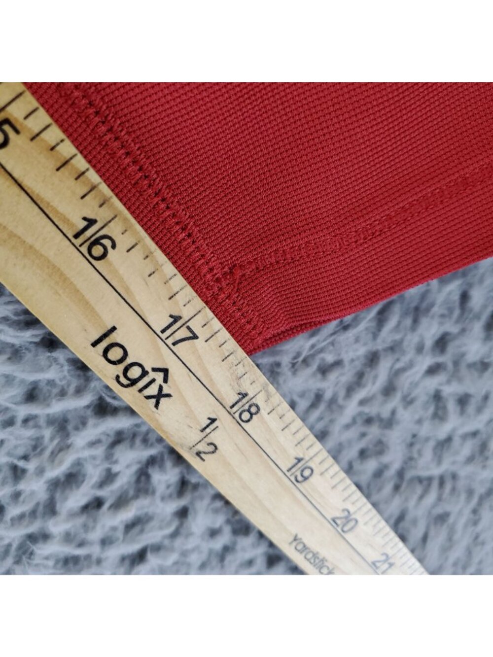GAP Top Womens Large Red Athletic Fit Lightweight Nylon Long Sleeve Hoodie - Picture 7 of 9